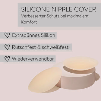 PARSA Beauty LIFESTYLE Nipple Covers helles beige – wiederverwendbar & unsichtbar