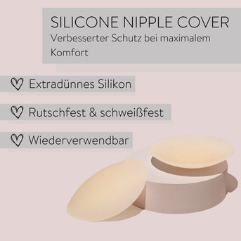 PARSA Beauty LIFESTYLE Nipple Covers helles beige – wiederverwendbar & unsichtbar