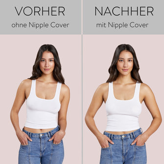PARSA Beauty LIFESTYLE Satin Nipple Covers beige – hautschonend & blickdicht
