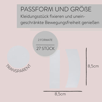 PARSA Beauty LIFESTYLE Fashiontape transparent – doppelseitig & stark haftend