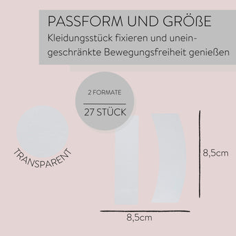 PARSA Beauty LIFESTYLE Fashiontape transparent – doppelseitig & stark haftend