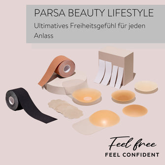 PARSA Beauty LIFESTYLE Fashiontape transparent – doppelseitig & stark haftend