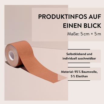 PARSA Beauty Lifestyle Body Tape beige 5 cm x 5 m
