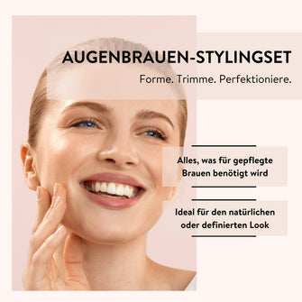 PARSA Beauty ESSENTIAL Augenbrauenschere mit Spoolie Schere