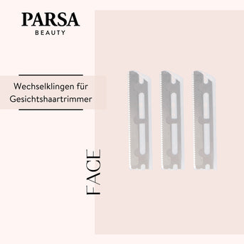 PARSA Beauty ESSENTIAL Wechselklingen Augenbrauentrimmer Ersatz