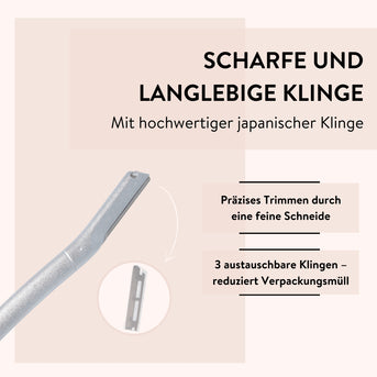 PARSA Beauty ESSENTIAL Wechselklingen Augenbrauentrimmer Ersatz
