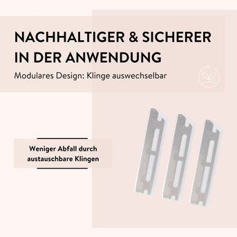 PARSA Beauty ESSENTIAL Wechselklingen Augenbrauentrimmer Ersatz