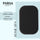PARSA Beauty ESSENTIAL Seifenschale schwarz Badaccessoire Rubber Look