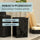 PARSA Beauty ESSENTIAL Seifenschale schwarz Badaccessoire Rubber Look