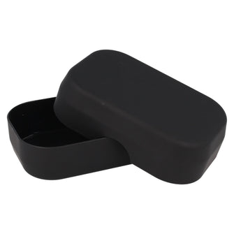 PARSA Beauty ESSENTIAL Seifenschale schwarz Badaccessoire Rubber Look