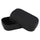 PARSA Beauty ESSENTIAL Seifenschale schwarz Badaccessoire Rubber Look