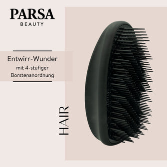 PARSA Beauty PROFESSIONAL Entwirr Wunder 3.0 schwarz Haarbürste