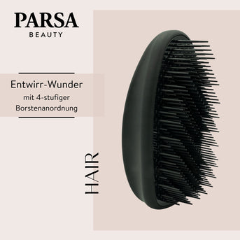 PARSA Beauty PROFESSIONAL Entwirr Wunder 3.0 schwarz Haarbürste