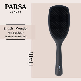 PARSA Beauty PROFESSIONAL Entwirr Wunder 3.0 schwarz Haarbürste