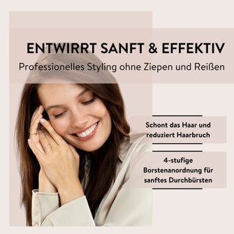 PARSA Beauty PROFESSIONAL Entwirr Wunder 3.0 schwarz Haarbürste