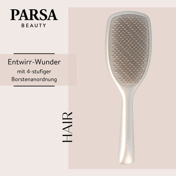 PARSA Beauty PROFESSIONAL Entwirr Wunder 3.0 Champagner Bürste