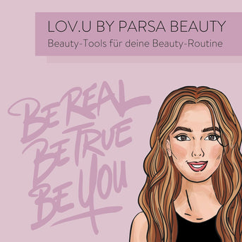 PARSA Beauty LOV.U Maniküre Set 4teilig schwarz Nagelpflege