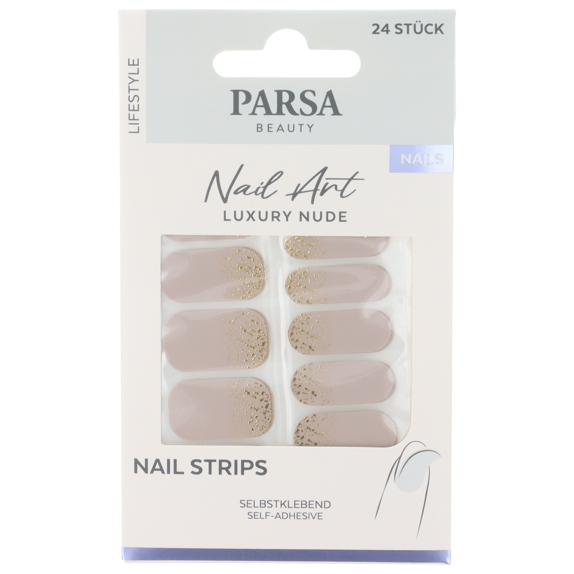 PARSA Beauty LIFESTYLE Nagelfolien Gold Tip