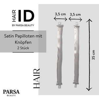 PARSA Beauty HAIR ID Satin Papilloten Lockenwickler 2 Stück