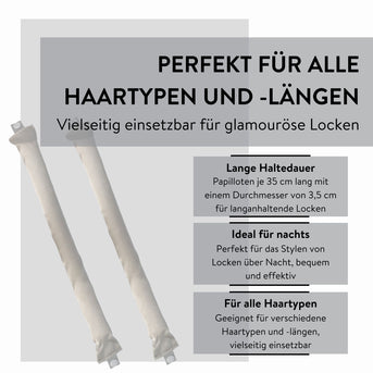 PARSA Beauty HAIR ID Satin Papilloten Lockenwickler 2 Stück