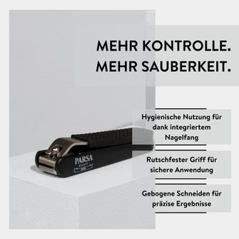 PARSA Beauty MEN Nagelknipser für präzises Kürzen, robust, scharf & ideal für gepflegte Nägel