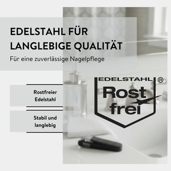 PARSA Beauty MEN Nagelknipser für präzises Kürzen, robust, scharf & ideal für gepflegte Nägel