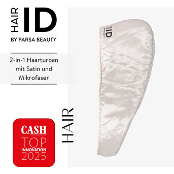 PARSA Beauty HAIR ID 2in1 Haarturban Mikrofaser Handtuch Turban