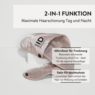PARSA Beauty HAIR ID 2in1 Haarturban Mikrofaser Handtuch Turban