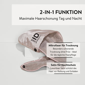 PARSA Beauty HAIR ID 2in1 Haarturban Mikrofaser Handtuch Turban