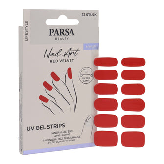 PARSA Beauty LIFESTYLE UV-Nagelfolien Red Velvet