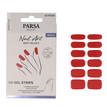 PARSA Beauty LIFESTYLE UV-Nagelfolien Red Velvet