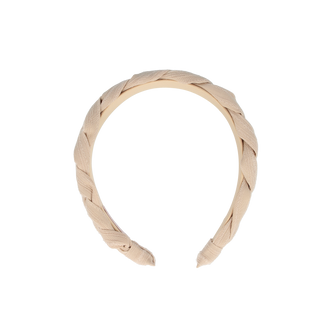 PARSA Beauty Limited Haarreif Geflochten, Elegantes Accessoire in Beige