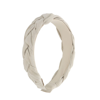 PARSA Beauty Limited Haarreif Geflochten, Elegantes Accessoire in Beige