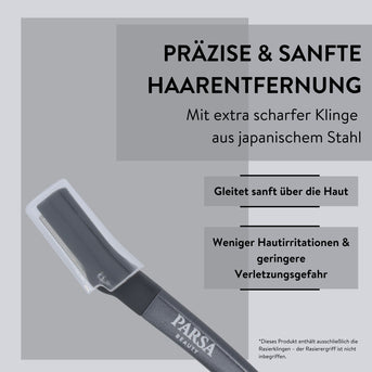 PARSA Beauty SKIN ID Ersatzklinge – für präzises Augenbrauenstyling