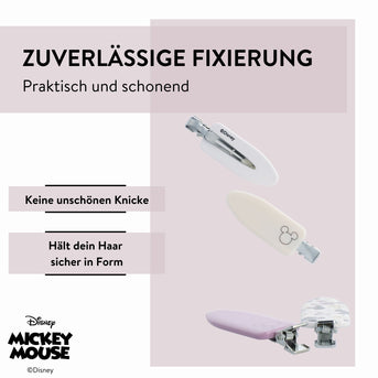 Disney Mickey Mouse inspirierte Haarclips von PARSA Beauty, 4-tlg.