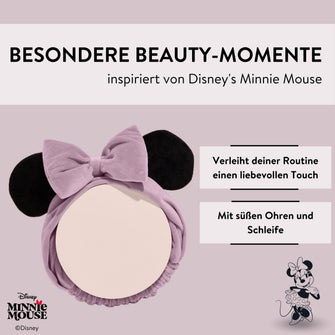 Disney Minnie Mouse inspiriertes Kosmetik-Haarband von PARSA Beauty mit Schleife & Ohren