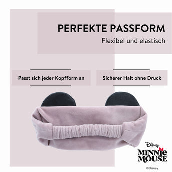 Disney Minnie Mouse inspiriertes Kosmetik-Haarband von PARSA Beauty mit Schleife & Ohren