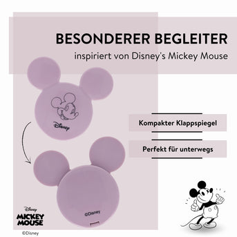 Disney Mickey Mouse inspirierter Taschen-Klappspiegel von PARSA Beauty mit 2-facher Vergrößerung
