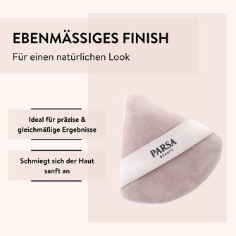 PARSA Beauty 2-in-1 Make-up & Powder Puff – für flüssige & pudrige Texturen