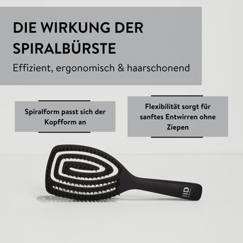 PARSA Beauty Hair ID Seidenglanz-Bürste – Naturborsten mit Seidenprotein