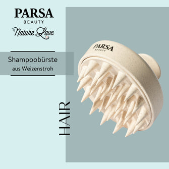 PARSA Beauty NATURE LOVE Shampoobürste Weizenstroh Kopfhautpflege
