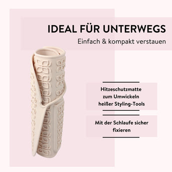 PARSA Beauty HAIR HERO Hitzeschutzmatte – silikonbeschichtet & hitzebeständig