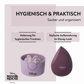 Disney Minnie Mouse inspiriertes Make-up Blender-Set von PARSA Beauty