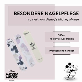 Disney Mickey Mouse inspiriertes Mini-Feilenset von PARSA Beauty, 3-teilig