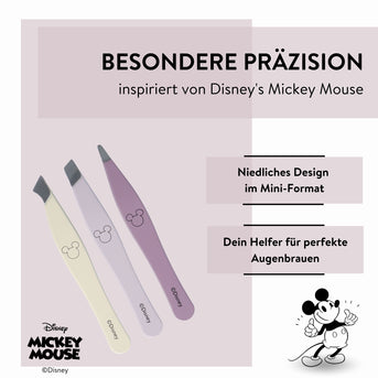 Disney Mickey Mouse inspiriertes Mini-Pinzettenset von PARSA Beauty, 3-teilig