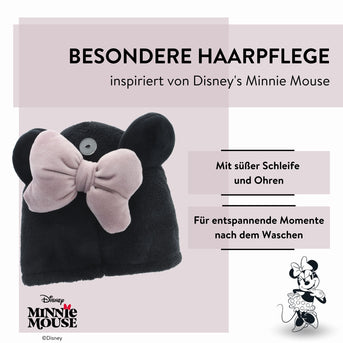 Disney Minnie Mouse inspirierter Haarturban von PARSA Beauty mit Schleife & Ohren