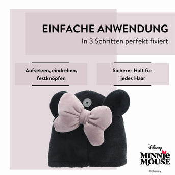 Disney Minnie Mouse inspirierter Haarturban von PARSA Beauty mit Schleife & Ohren