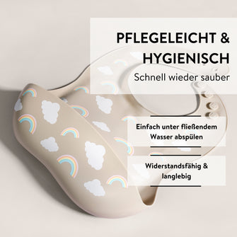 PARSA Beauty BABY Silikonlatz – mit Auffangschale & verstellbarem Nackenteil