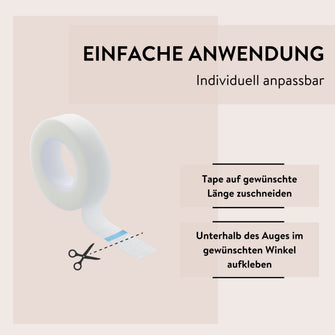 PARSA Beauty Lifestyle Augen Make-up Tape, 60 Stück für präzise Eyeliner-Looks