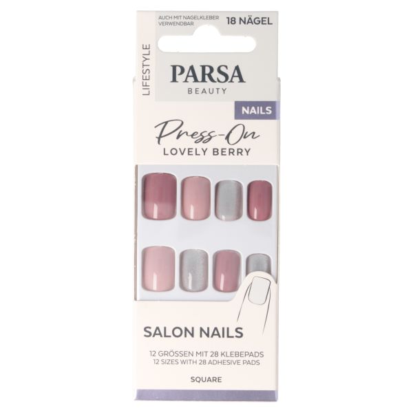 PARSA Beauty LIFESTYLE Kunstnägel Press on Lovely Berry